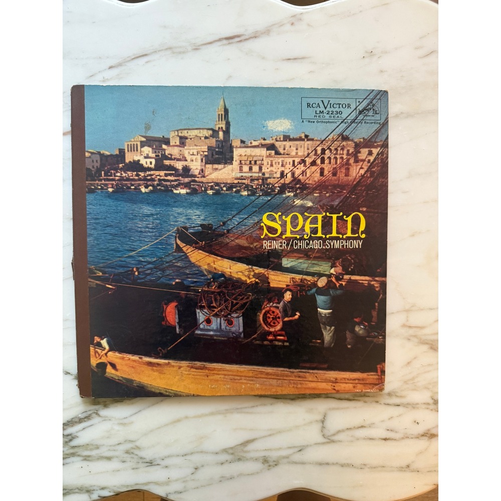 1958 Fritz Reiner Chicago Symphony Spain RCA Victor Red Seal Vinyl LP